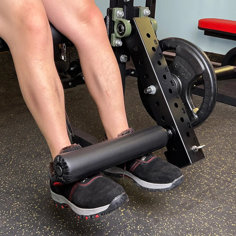 Power Rack Mounted Leg Extension & Curl Machine for Home Gym Equipment, Adjustable Leg Press Attachment for Lower Body